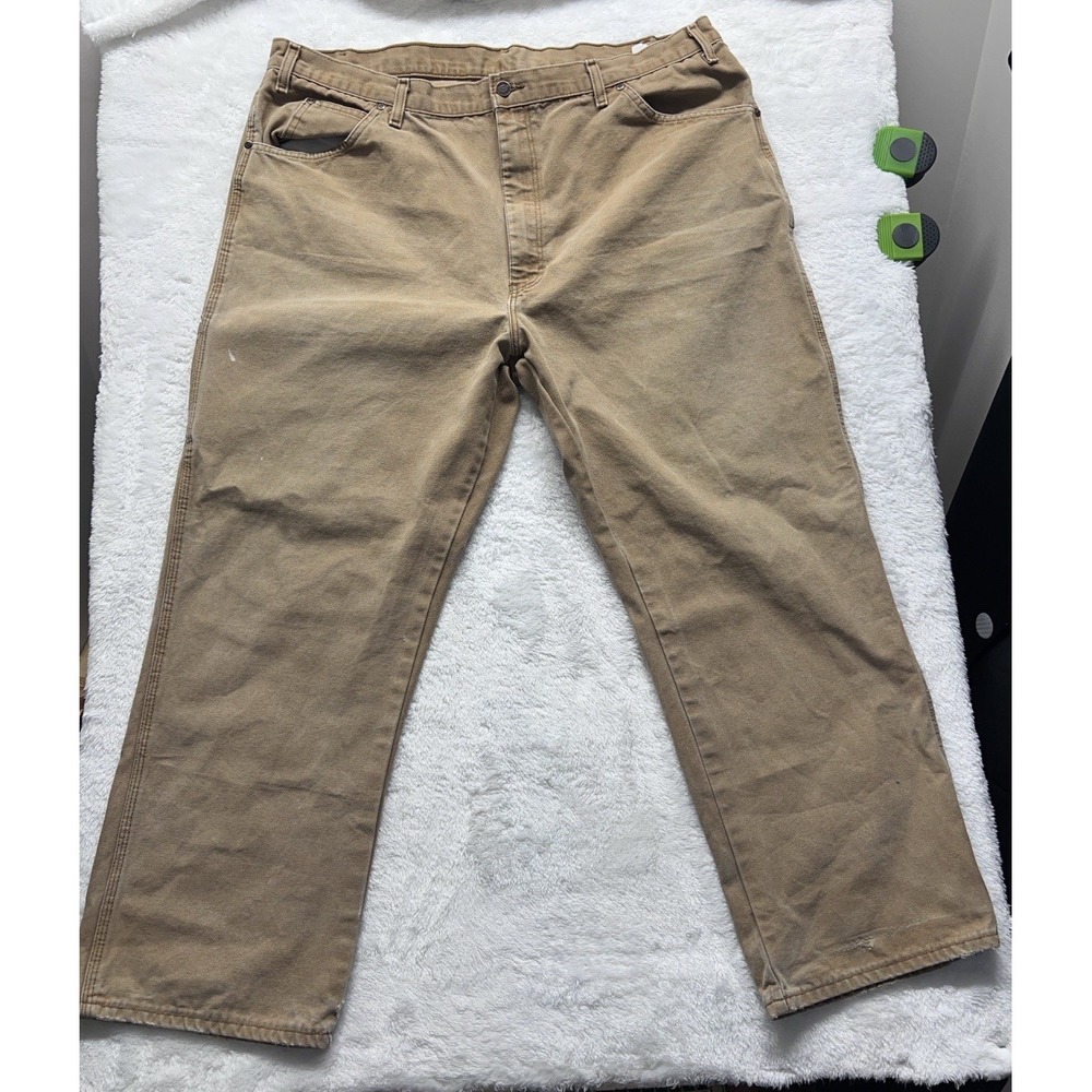 Dickies Carpenter Work Canvas Pants Brown 42x30 Vintage Skater Y2K. Work Pant‎
